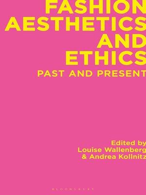 cover image of Fashion Aesthetics and Ethics